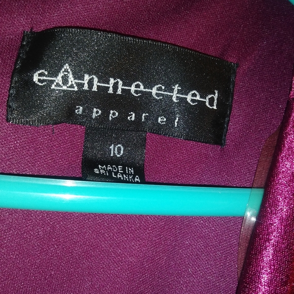 Connected Apparel sinched waist dress Size 10 - Picture 2 of 3